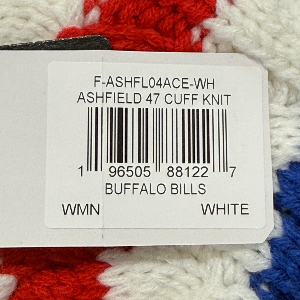 '47 Brand Buffalo Bills Beanie Pom Hat Womens Ashfield Cuff Knit NWT NFL - Picture 4 of 6